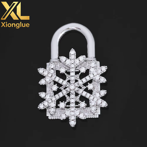 Dazzling <b>Men</b> Jewelry <b>Silver</b> Tone Snowflake Pendant <b>Necklace</b> <b>for</b> Festive Occasions - Product Image 1