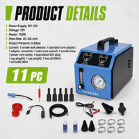 Détecteur de fuite de fumée automobile 12V, testeur de fuite de tuyau de carburant EVAP sous vide, 100W 0-20psi, kit d'outils de réparation de diagnostic automobile par fumée