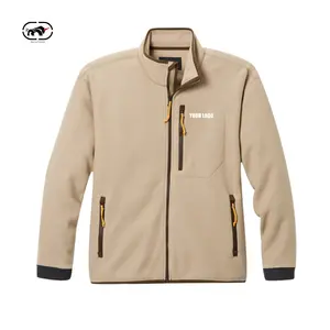 2024 OEM Custom Logo Winter 100% Wool Fleece Jacket Autumn Soft Microfiber Sherpa Fleece Jackets