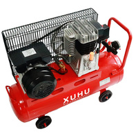 Compresseur d'air industriel portable à piston entraîné par courroie 50L-500L avec tête de type H2090 Italie, moteur de pompe pour la revente