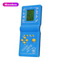 Console de jeu portable Mooden E9999 avec écran de 2,0 pouces, jeu électronique rétro pour enfants, lecteur de jeux vidéo, cadeau pour enfant