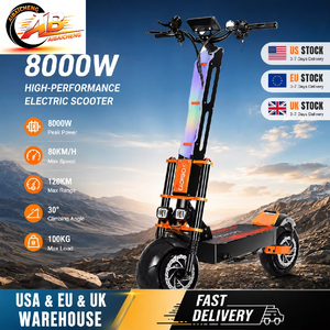 Scooter Eléctrico <span class=keywords><strong>X8</strong></span> de Alta Potencia, 60v 8000w, Motor Dual, Velocidad 80km/h, Carga 150kg, Neumático de 13 Pulgadas, para Adultos, Aventura Extrema - Product Image 1
