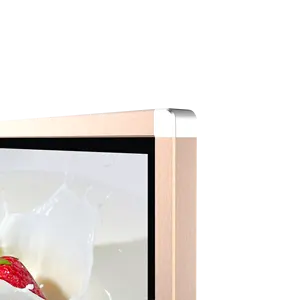 एलसीडी एंड्रॉयड उपकरण कियोस्क 32 इंच दीवार माउंट डिजिटल साइनेज विज्ञापन टीवी स्मार्ट कार्यालय टच स्क्रीन कॉफी निविड़ अंधकार तालिका