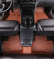 Accessoires de voiture en vente chaude, tapis de voiture sur mesure de luxe 7D, tapis de sol de voiture en cuir de luxe, tapis de voiture 7D sur mesure
