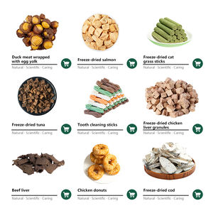 Özel yapılmış hava kurutulmuş evcil hayvan ödül maması sığır/ördek/tavuk All-natural evcil hayvan ödül maması köpek davranır - Product Image 2