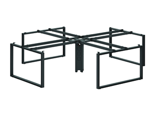 Muebles de oficina personalizados populares de fábrica, pata de mesa de hierro, mesita de centro pequeña para el personal, base de pie de oficina, estante de soporte de pierna - Product Image 6