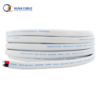 Câble marin plat duplex en cuivre étamé 16/2 AWG