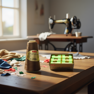 Filo da cucito Ilan, 41 colori, bobina marrone per macchina da cucire e cucito a mano - Product Image 2