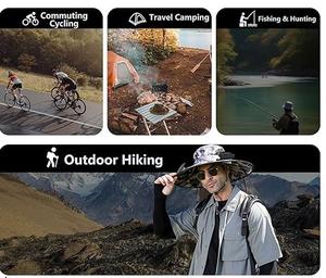 Sombrero con ventiladores de energía solar, sombrero de ventilador solar para hombres y mujeres, 2 ventiladores solares, gorra protectora de jardín con carga USB y sol, - Product Image 5