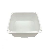 Bac à poisson rotomoulé 660L double, bac de transport robuste pour fruits de mer, épaisseur 60mm pour stockage en chaîne du froid