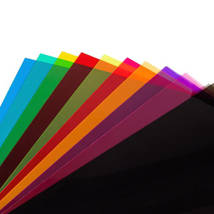 Feuille de PVC transparente colorée Xinji Plastics, 0,3 mm, format A4, pour sérigraphie, personnalisation possible. - Product Image 1