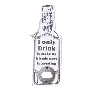 Retro Bottle Opener <b>Beer</b> Opener Zinc Alloy Flat Shape Bar Decoration Customizable - Product Image 5