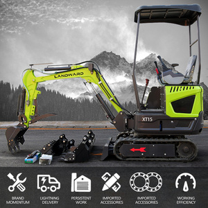Mini-excavatrice industrielle chinoise 1,5 tonne avec moteur CE EPA, nouvelle pelle sur chenilles compacte pour usage domestique et petits accessoires 1 2, livraison gratuite - Product Image 3