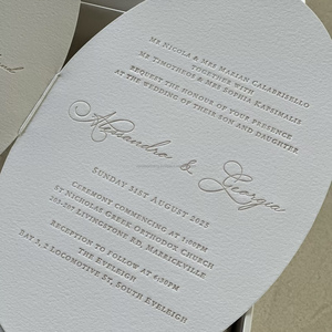 Cao Cấp 3D Dập Nổi Letterpress Bù Đắp In Ấn Lời Mời Đám Cưới Thủ Công Giấy & Bìa In Ấn - Product Image 4