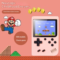 Console de Jeu Portable Macaron – Jouet Nostalgique pour Enfants et Étudiants – Mini Console Rétro Classique RPG – Système d'Exploitation 8 Chiffres – Cadeau Très Vendu