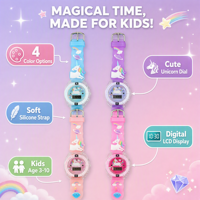 Meilleure Vente 2026 : Montre Électronique Sportive pour Enfants, Écologique, LED Colorée, Nouveau Design, Montre Dessin Animé pour Enfants
