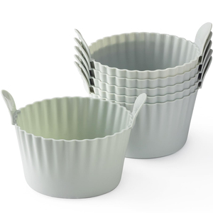 Factory Customize <b>Silicone</b> Food-grade Air Fryer Egg Mould Large Muffin Cases Cup for Air Fryer <b>Baking</b> Cake Tools - Product Image 1