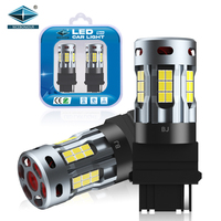 Sistema de iluminación automática 1200LM bombilla T20 3020 señales de giro Led 1156 1157 luz de freno S25 Canbus luces de coche T25 accesorios para vehículos