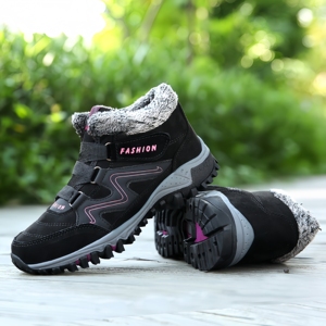 Chaussures décontractées mi-hautes <span class=keywords><strong>pour</strong></span> l'extérieur, chaussures <span class=keywords><strong>pour</strong></span> femmes à semelle épaisse avec <span class=keywords><strong>isolation</strong></span> en fourrure, chaussures <span class=keywords><strong>pour</strong></span> couples - Product Image 2