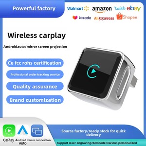 Adattatore CarPlay Wireless Portatile in Lega di Zinco per Auto, Modello K6 MINI, Compatibile con <span class=keywords><strong>Apple</strong></span> CarPlay Originale e Android Auto - Product Image 2