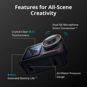 กล้องแอคชั่น Osmo Action 5 Pro คุณภาพภาพระดับเรือธง 4K สำหรับขี่มอเตอร์ไซค์ วีล็อก และการถ่ายภาพการเดินทาง - Product Image 5