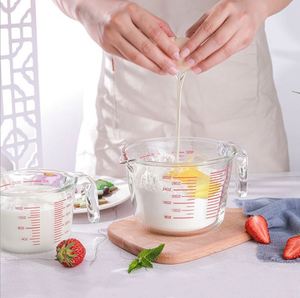 Juego de Tazas Medidoras de Vidrio de 3 Piezas, Aptas para Microondas y Horno, Transparentes - Product Image 5