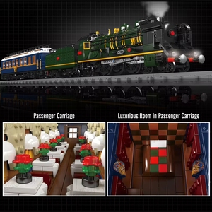 Mould King 12025S Voiture technique télécommandée, locomotive ferroviaire française SNCF 231, modèle de train, jouets pour enfants, blocs de construction - Product Image 5