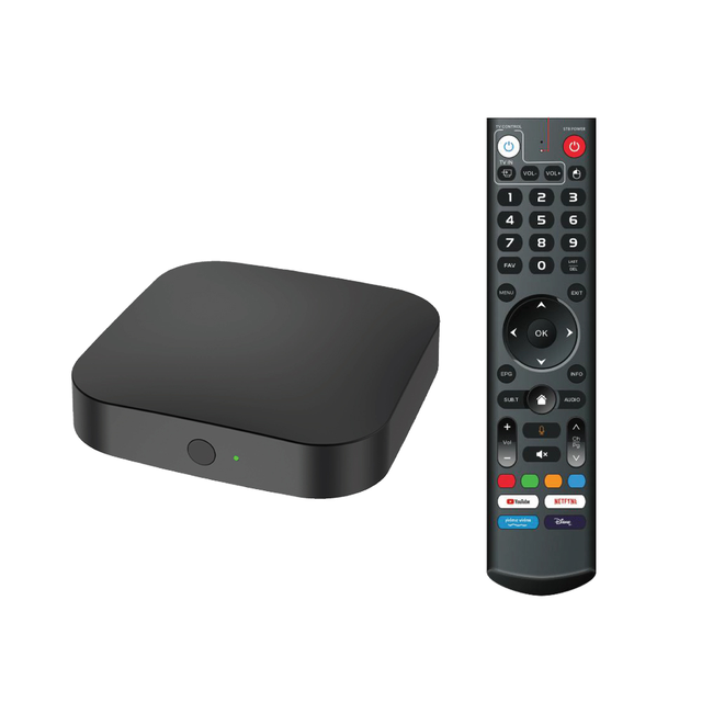 The Q8 Set-top Box, Android TV Box, High-definition Video Player with a Remote Control Can Connect to WiFi