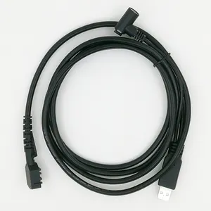 Cable for E type USB A male to 6.35 jack audio and high speed angled type E cable