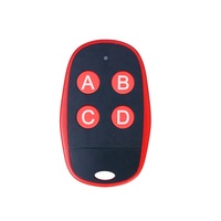 Control Remoto Universal D4 Super Copy de 433MHz con Cuatro Botones, Control Remoto de Código Variable de Marca Copiable Multicolor
