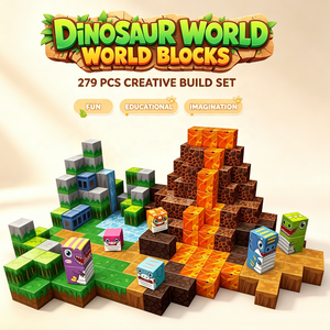 Juego de Construcción Magnético de Dinosaurios, 279 Piezas, Edición Deluxe, Kit de Construcción Masivo para Juego Creativo - Product Image 2