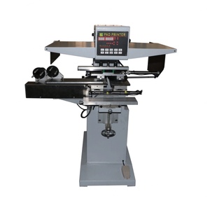 CE Approved Semi-Automatic Two-Color <b>Pad</b> Printer Hot Selling New Motor Closed Cup Cloth Label Tampon Printer for Farm Use - Product Image 4