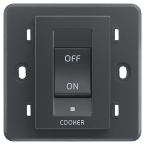 Interruptor de Cocina 45A 2P Gris 3M de Montaje en Pared para Control de Electrodomésticos de Cocina - Product Image 1