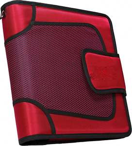 Free Sample BSCI 400 Page Capacity 2 Inch 3 <b>Ring</b> Zipper <b>Binder</b> with Detachable Shoulder Straps Use for School - Product Image 1