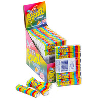Futai Food 7g Zure Fruitige Meerkleurige Zoete Tabletten Snoepstokjes Suiker in Doos