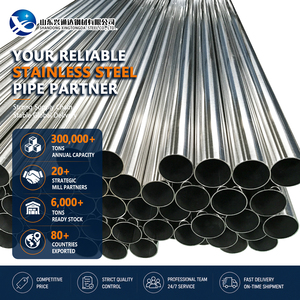 Tubo de Acero Inoxidable 321 316L con Acabado Cepillado de 168.3mm x 6mm Sch80 EN 10216-5 a Precio de Fábrica para Refinería - Product Image 1