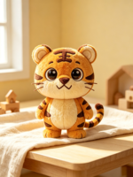 Jouets en peluche personnalisés, animaux de fête en tissu de coton long et rembourrés de coton PP, pour enfants, couleur personnalisée, unisexe