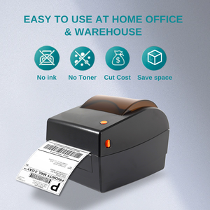 Imprimante d'étiquettes thermiques directes 4x6 100x150 pour l'expédition de colis, la logistique, la chaîne d'approvisionnement - USB <span class=keywords><strong>Bluetooth</strong></span> - Product Image 2