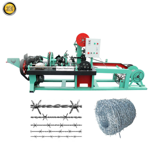 ความเร็วสูงบิดคู่ชุบสังกะสีลวดหนามเครื่องรั้วตาข่ายเครื่องทำ - Product Image 4
