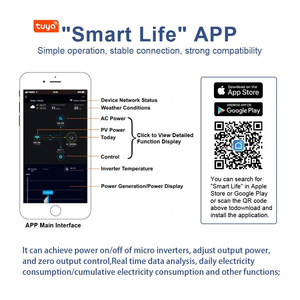 Jesudom 2800W MPPT quang điện <span class=keywords><strong>Micro</strong></span> <span class=keywords><strong>Inverter</strong></span> cho năng lượng mặt trời DC AC 48VDC IP67 bảo vệ xây dựng vào cuộc sống thông minh <span class=keywords><strong>Wifi</strong></span> cho ban công sử dụng - Product Image 5