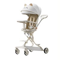 Poussette pour bébé à prix de gros, poussette pour bébé de bonne qualité, poussette multifonctionnelle à vue haute, pliage en un clic