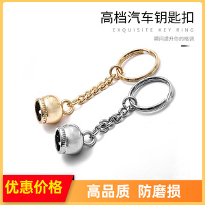Car Keychain Zinc Alloy Light Gold Plated A4016 Crown <b>Clock</b> Part - Product Image 5