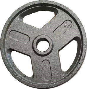 Plaque d'haltères de Fitness en fonte de qualité supérieure personnalisée professionnelle accepte le Logo personnalisé pour l'accessoire d'équipement de Fitness de musculation - Product Image 1