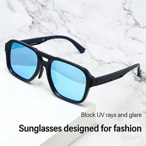 แฟชั่นแว่นกันแดดปี 2026 เลนส์เปลี่ยนสีอัตโนมัติ ป้องกันรังสียูวี 400 สีเขียว/แดง เลนส์ขนาดใหญ่ มีสินค้าพร้อมส่ง - Product Image 3