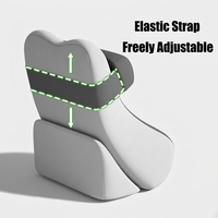Coussin de lecture ergonomique en mousse à mémoire de forme, soutien lombaire et cervical, pour lit et assise, gris, confort adulte, vente chaude