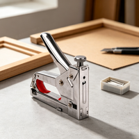 Kit Agrafeuse Manuelle Robuste Professionnelle pour le Travail du Bois, la Fabrication de Meubles, le Bricolage et les Réparations Domestiques