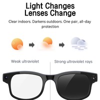 Lunettes intelligentes professionnelles avec verres photochromiques, traduction en temps réel et reconnaissance d'objets par IA pour les voyages d'affaires