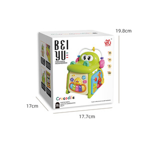 Early Childhood Education Machine Six Sided Hand Drum Sound <b>Light</b> Cognitive Puzzle <b>Rainbow</b> Color For Toddlers 0 3 Years Old - Product Image 2