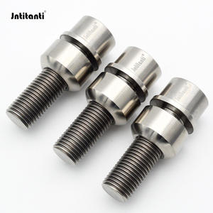 Jntitanti Boulon de roue <span class=keywords><strong>antivol</strong></span> en alliage de titane Gr.5 avec clé, tête Torx et siège flottant, pour <span class=keywords><strong>Porsche</strong></span> M14*1.5*30/35mm - Product Image 5