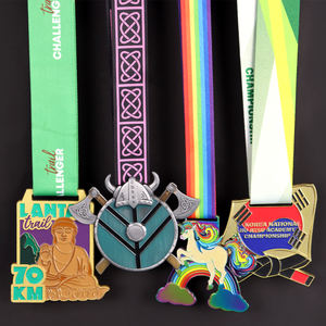 맞춤형 금속 블루 가톨릭 묵주 기사 블루 맥스 푸르 르 메리트 메달 - Product Image 1